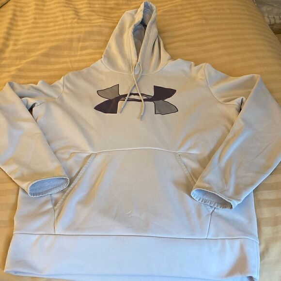 Under Armour Cotton Fleece Sport Style Logo Hoodie. Men’s Size Small. - Picture 1 of 7